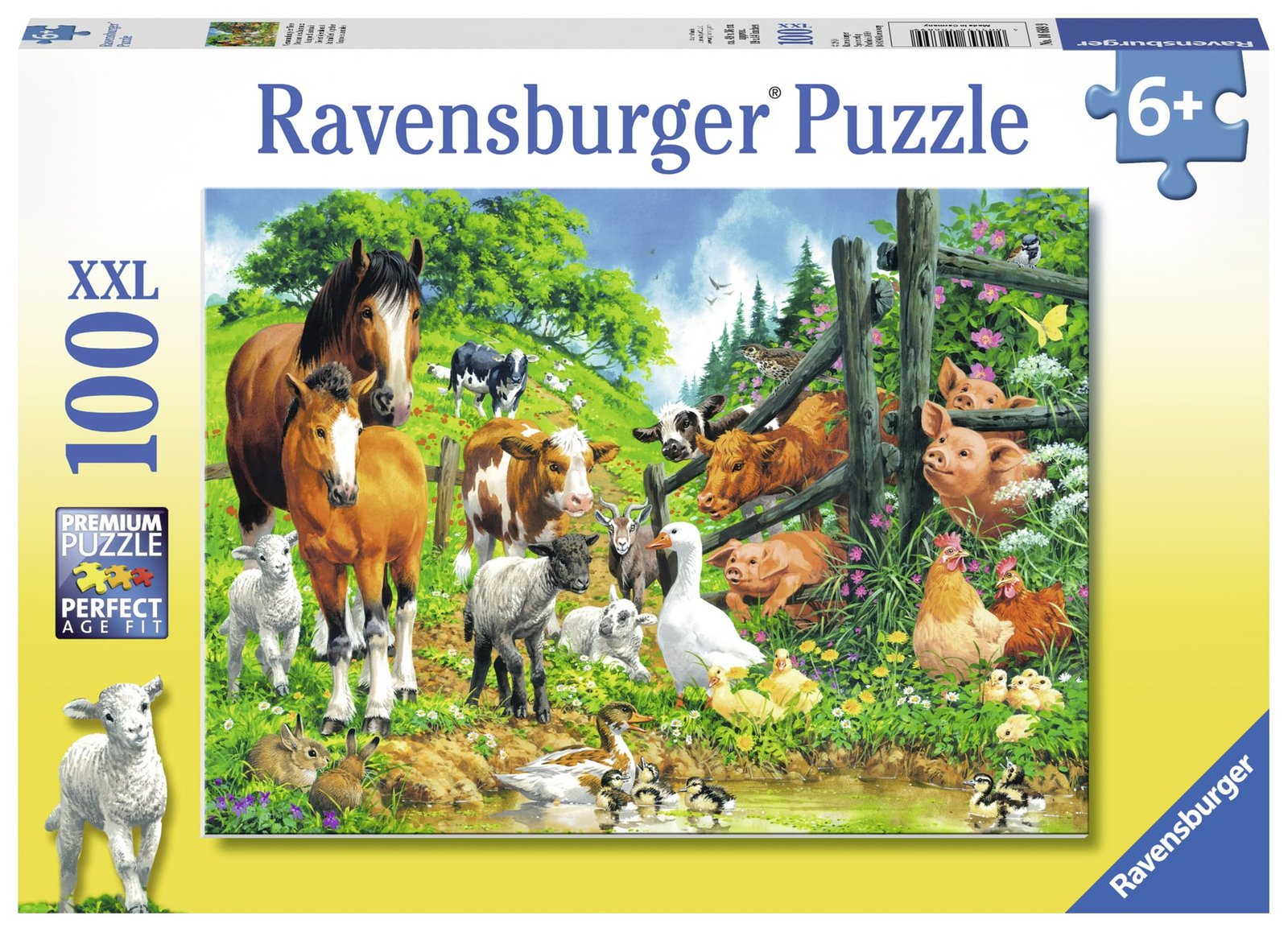 Ravensburger Puzzle 100 pc Animal Get Together
