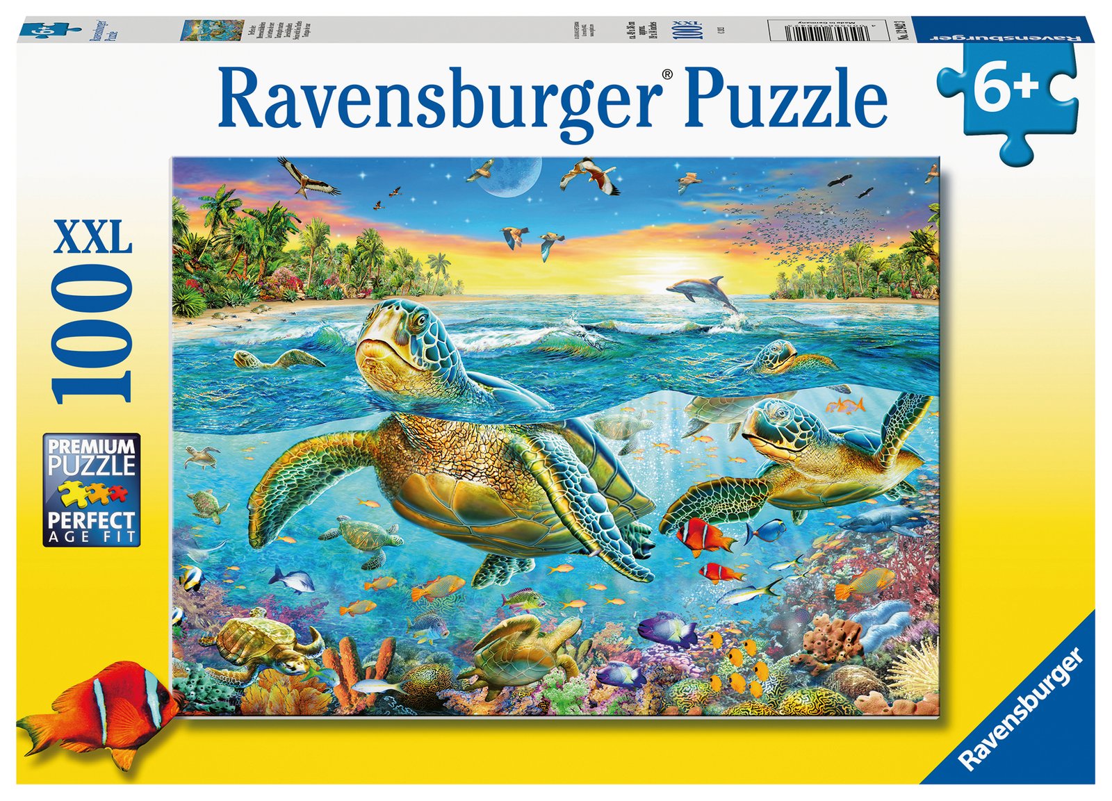 Ravensburger Puzzle 100 pc Swim with Sea Turtles