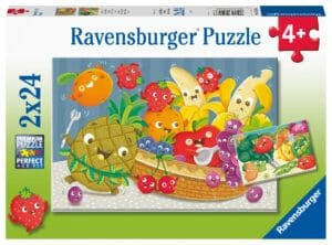 Ravensburger Puzzle 2x24 pc Fresh Fruits and Vegetables