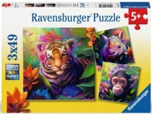 Ravensburger Puzzle 3x49 pc Children of the Jungle