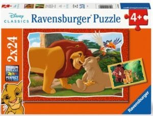 Ravensburger Puzzle 2x24 Pieces: Family of the Lion King