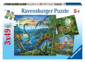 Ravensburger Puzzle 3x49 pc Dinosaurs
