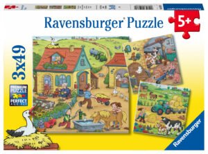 Ravensburger Puzzle 3x49 pc On the Farm