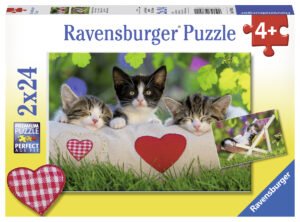 Ravensburger Puzzle 2x24 pc Cats