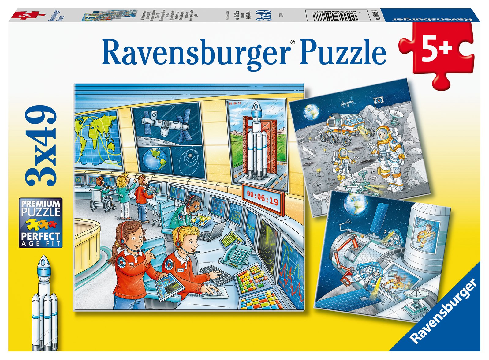 Ravensburger Puzzle 3x49 pc Space Mission