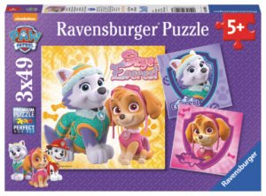 Ravensburger Puzzle 3x49 Pieces: Skye and Everest