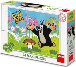 Dino Puzzle 24 pc Mole on a Mushroom