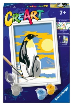Ravensburger Paint by Numbers Penguin Family