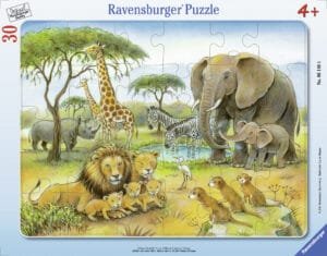 Ravensburger Frame Puzzle 30 pc Africa's Wildlife