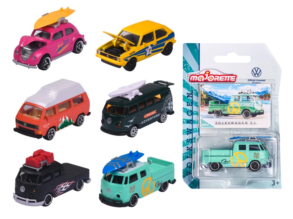 Majorette Premium Cars VW Original 6 Different