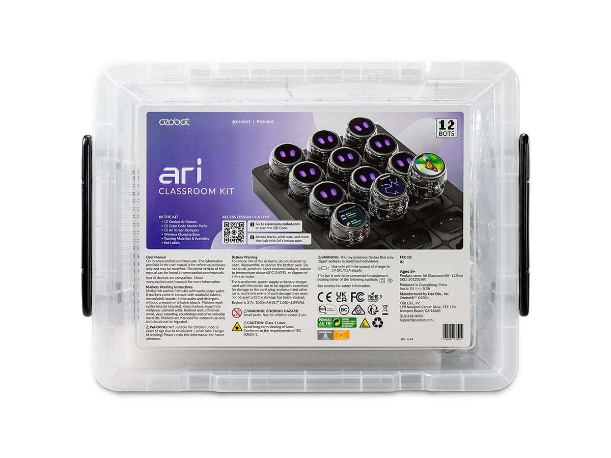 Ozobot Ari Classroom Kit 12-pack