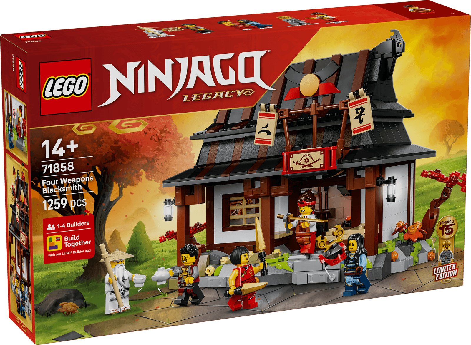 LEGO Ninjago Four Weapons Blacksmith 15th Anniversary