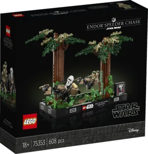 LEGO Star Wars Endor Speeder Chase Diorama
