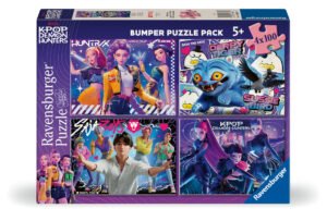 Ravensburger Puzzle 4x100 Pieces: KPop Demon Hunters