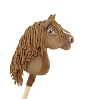 Calul pe un băț Super Hobby Horse Premium - cal castan deschis A4