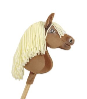 Calul pe un băț Super Hobby Horse Premium - Haflinger A4