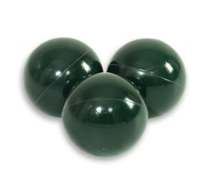 Bile de plastic pentru piscina uscată 50 de bucăți - verde sticlă