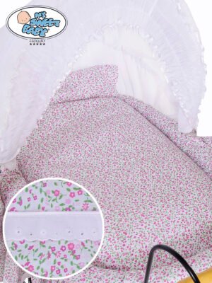 Set de husă 4 piese pentru Moses Basket/Wicker Pătuț Jasmine nr. 2100-913 sau 72100-913