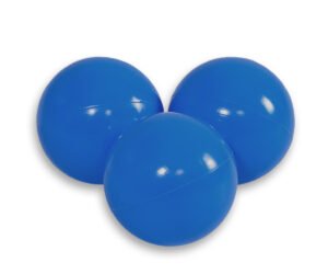 Bile de plastic pentru piscina uscată 50 de bucăți - albastru marin