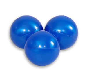 Bile de plastic pentru piscina uscată 50 de bucăți - albastru perlat