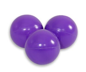 Bile de plastic pentru piscina uscată 50 de bucăți - liliachiu