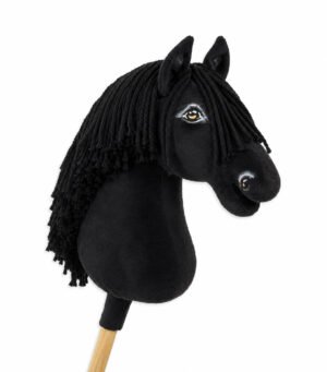 Calul pe un băț Super Hobby Horse Premium - calul negru A3