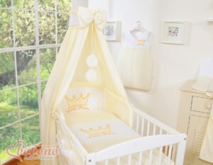 Baldachinul din material textil - cremă Micul Prinț/Prințesă