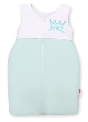 Sac de dormit din bumbac pentru copii, mărimea M, 6-12 luni, TOG 2.5, all-season, mentă Little Princess