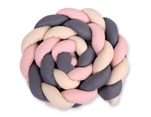 Bumper de nod XXL - bej-antracit-roz pastel