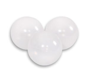 Bile de plastic pentru piscina uscată 50 de bucăți - transparente
