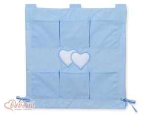 Îngrijire în pat - Hanging Hearts albastru
