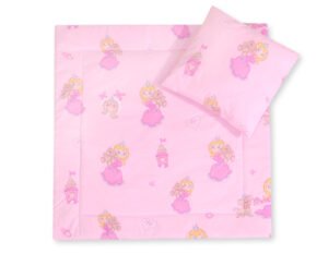 Set de lenjerie de pat cu plapumă și pernă 2 piese - Pink Princess