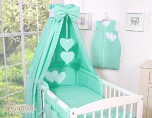 Baldachin din material textil - Hanging Hearts ment