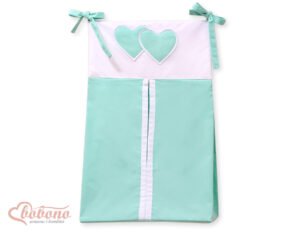 Geantă de scutece - Hanging Hearts mint