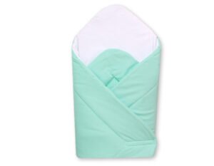 Babynest cu rigidizare - Hanging Hearts mint