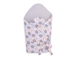 Cuibul de bebeluș 2in1 cu rigidizare cu arcul - gri arici