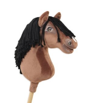 Calul pe un băț Super Hobby Horse Premium - cal bai A3