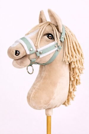 Hesterul reglabil pentru Hobby Horse A3 - salvie cu blană albă