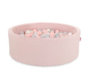 Minky cu bilă H-30 cm cu bile 200pcs - blush