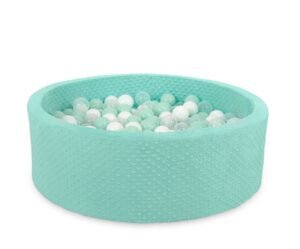 Minky cu bilă H-30 cm cu bile 200 bucăți - mentă