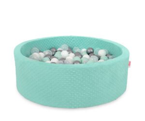 Minky cu bile H-30 cm cu bile 300 bucăți - mentă