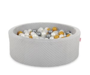 Minky cu bilă H-30 cm cu bile 200pcs - gri