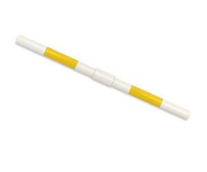 Bara de sărituri pentru calul de hobby galben 160 cm