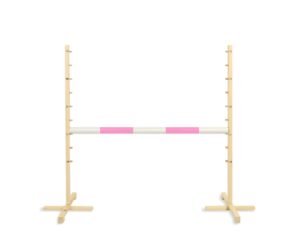 Obstacol de sărituri pentru Hobby Horse 120cm, roz deschis fascicul