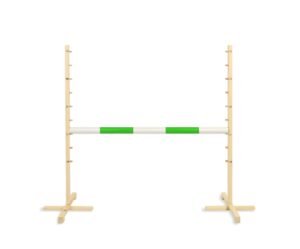 Obstacol de sărituri pentru Hobby Horse 120cm, verde bârnă