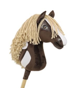Calul pe un băț Super Hobby Horse Premium - western IV calul dark bay A3