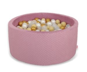 Minky cu bilă H-40 cm cu bile 200pcs - violet pastel