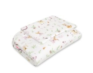 Set de așternut de 2 bucăți 75x100cm NEWBORN - moale pădurii