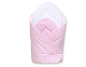 Babynest - buline albe pe roz