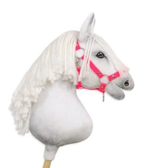Halter reglabil pentru Hobby Horse A3 - roz neon